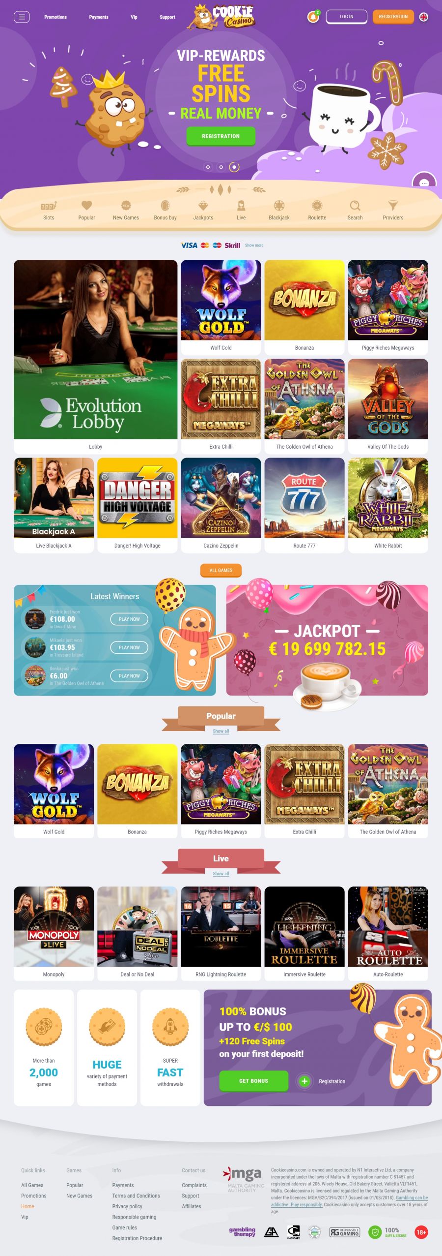 Cookie Casino  screenshot