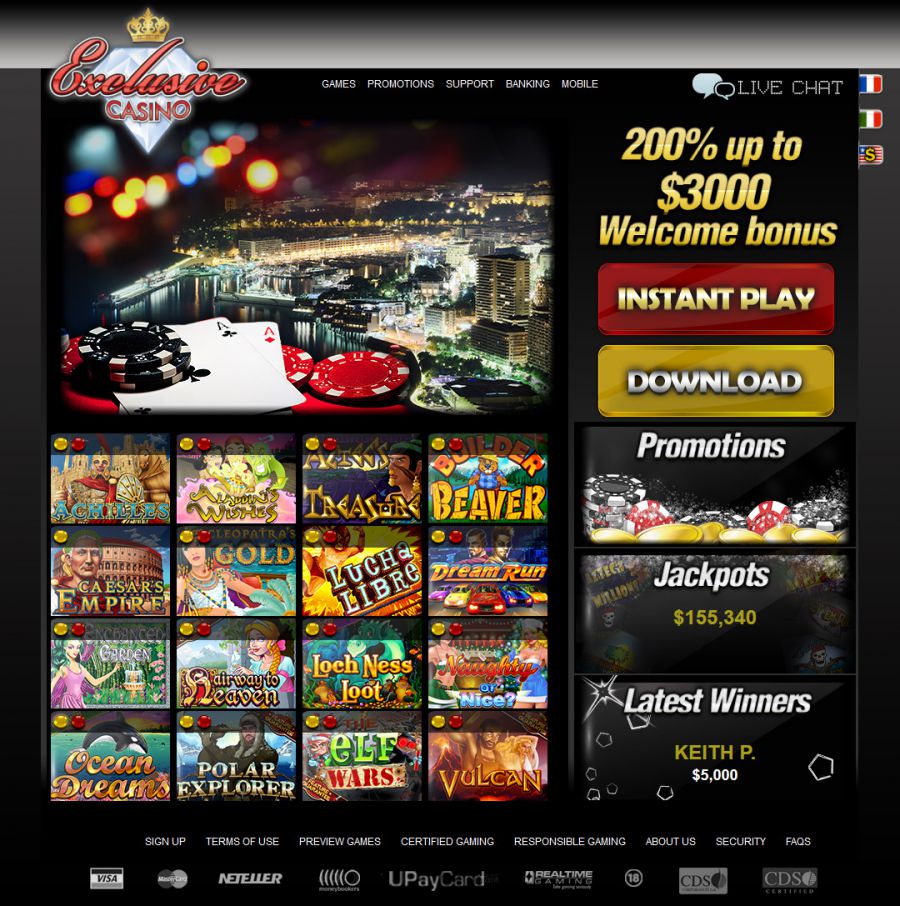 Exclusive Casino  screenshot