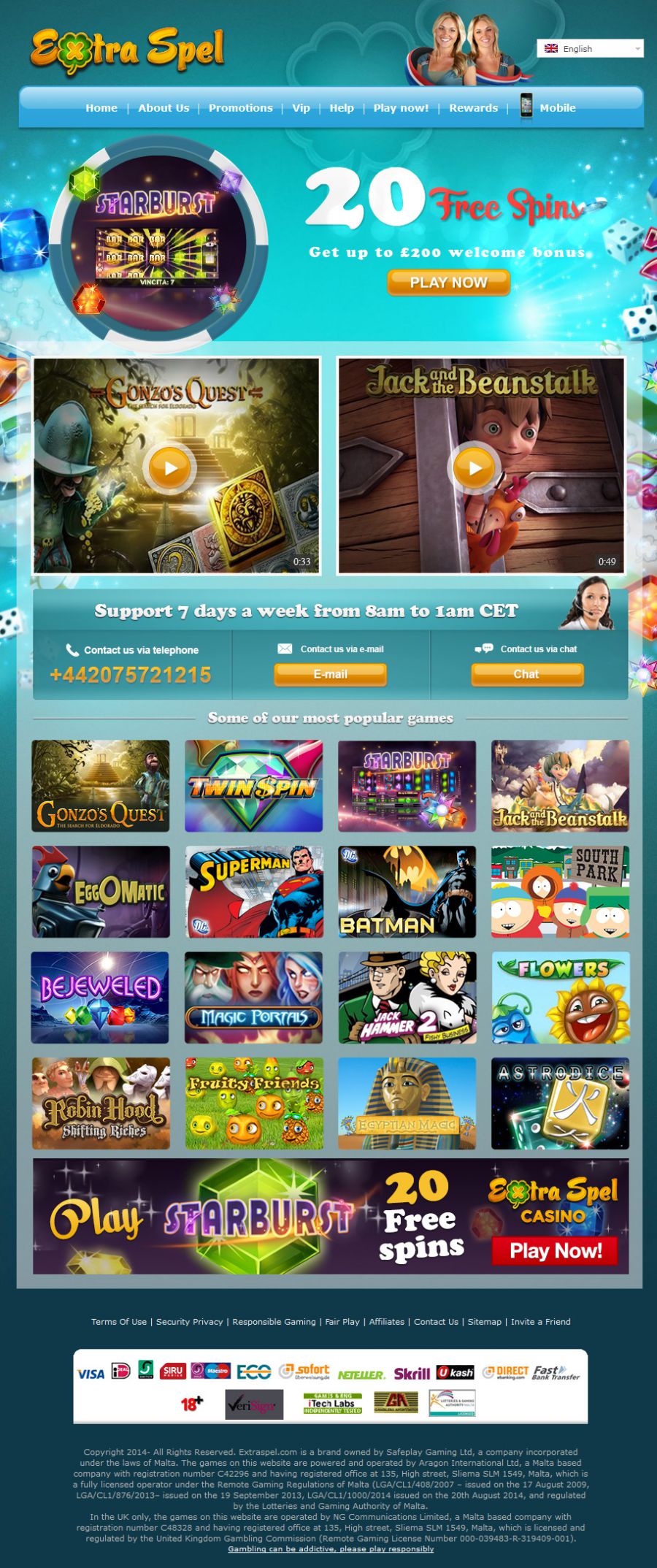 Extra Spel Casino  screenshot