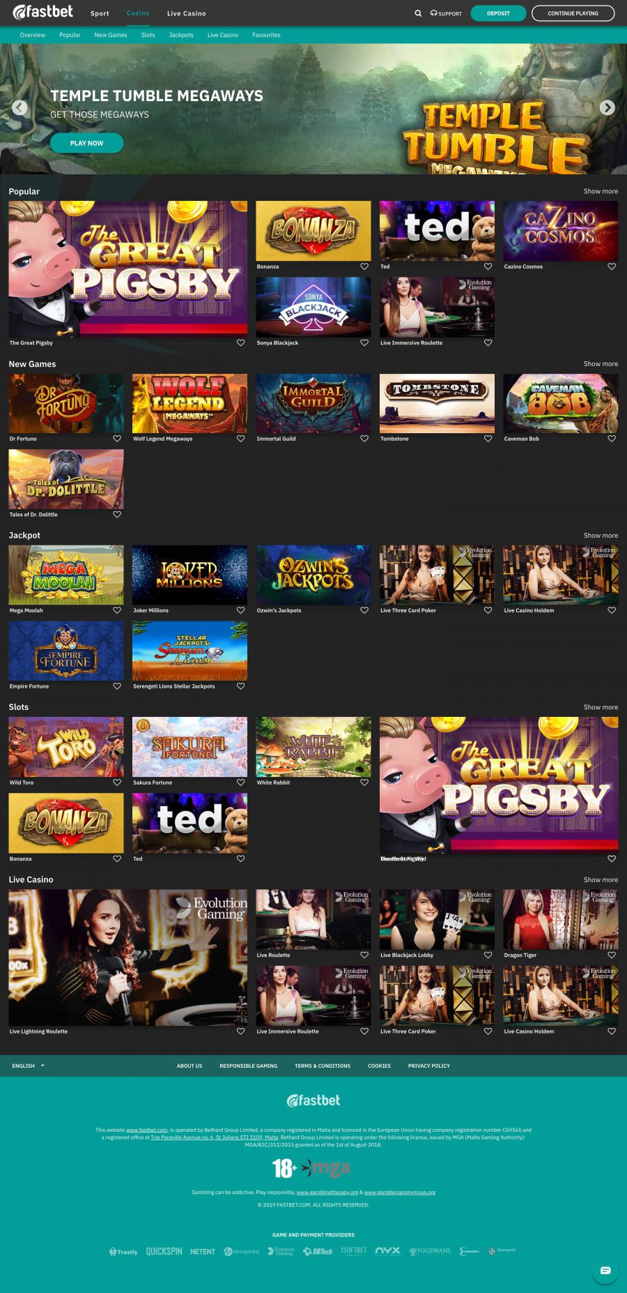 FastBet Casino  screenshot