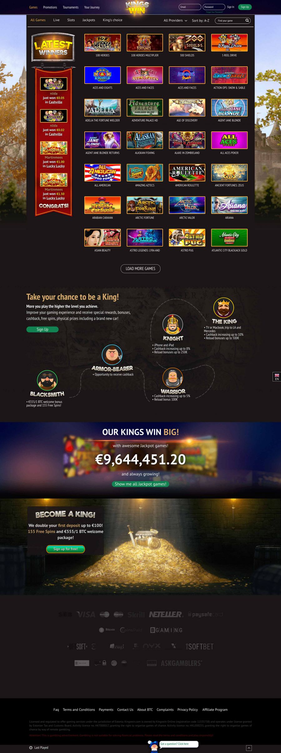 KingsWin Casino  screenshot