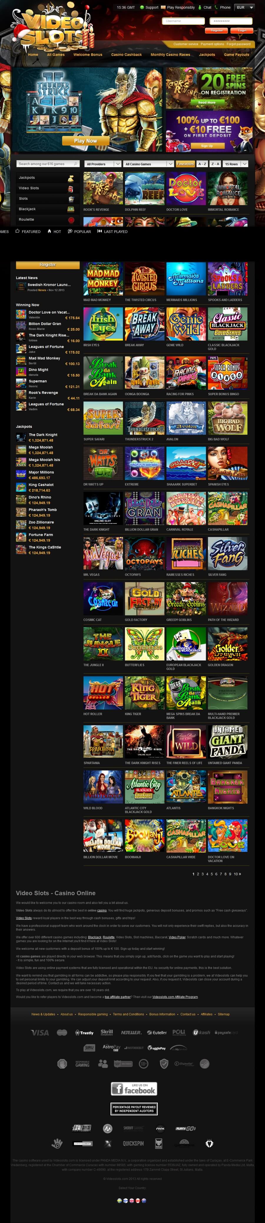 Videoslots Casino  screenshot