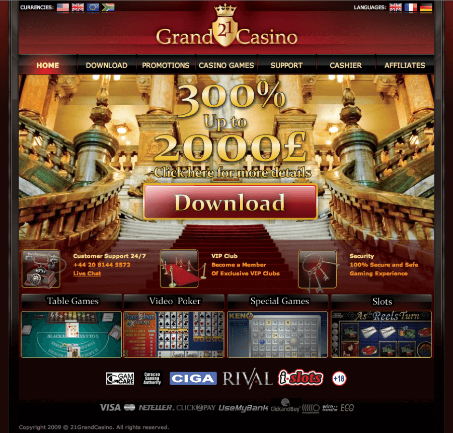21 Grand Casino  screenshot