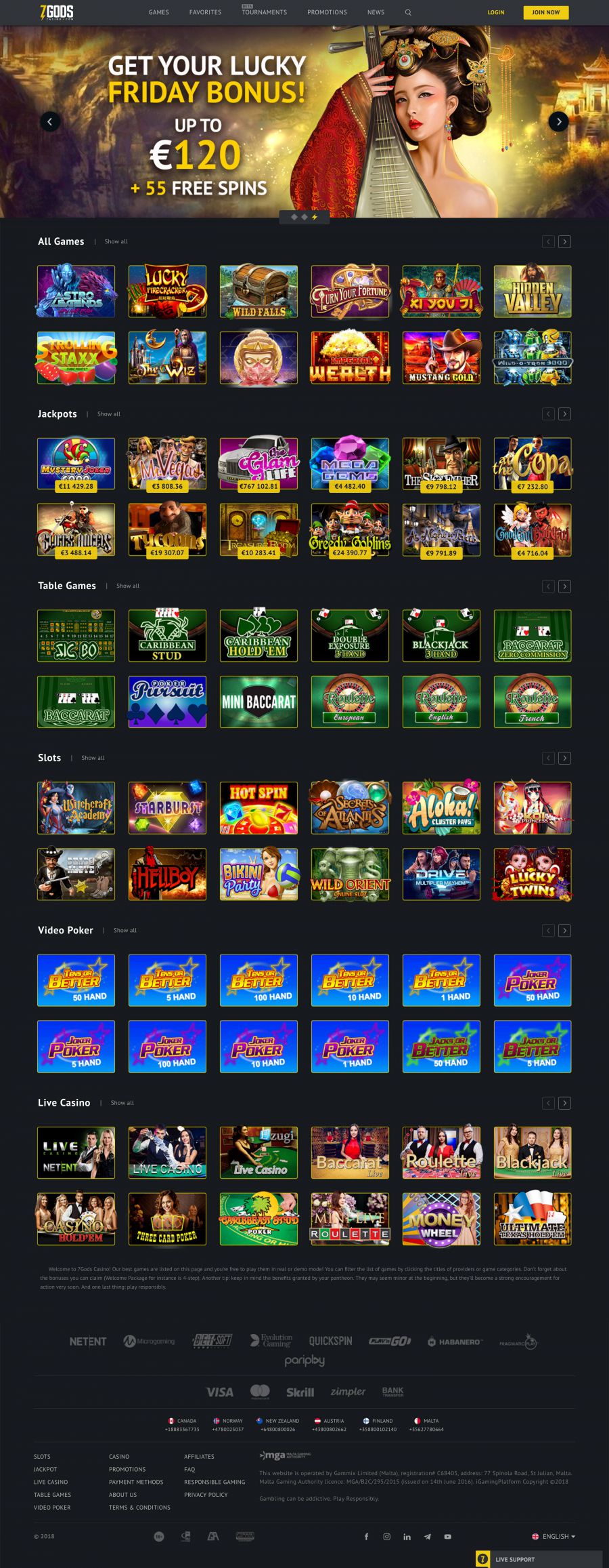 7 Gods Casino  screenshot