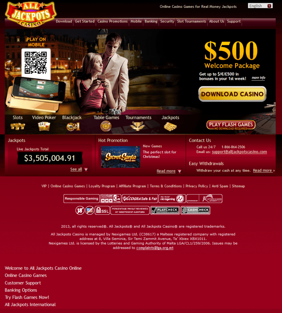 All Jackpots Casino  screenshot
