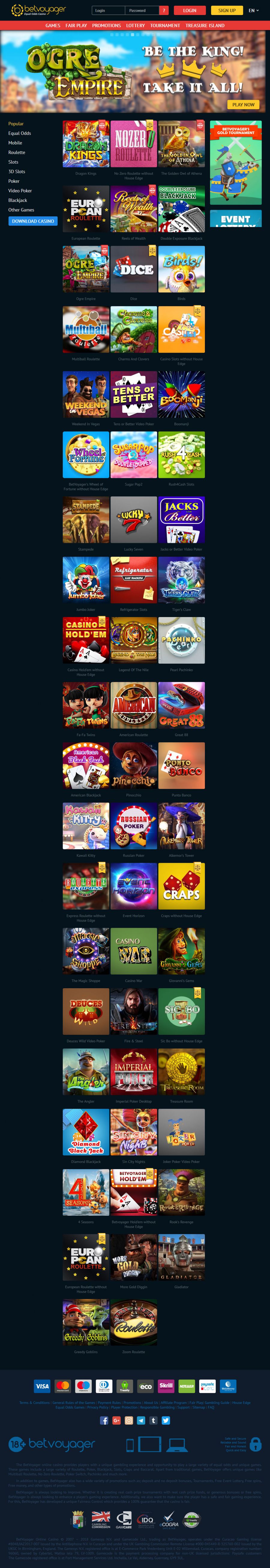Betvoyager Casino  screenshot