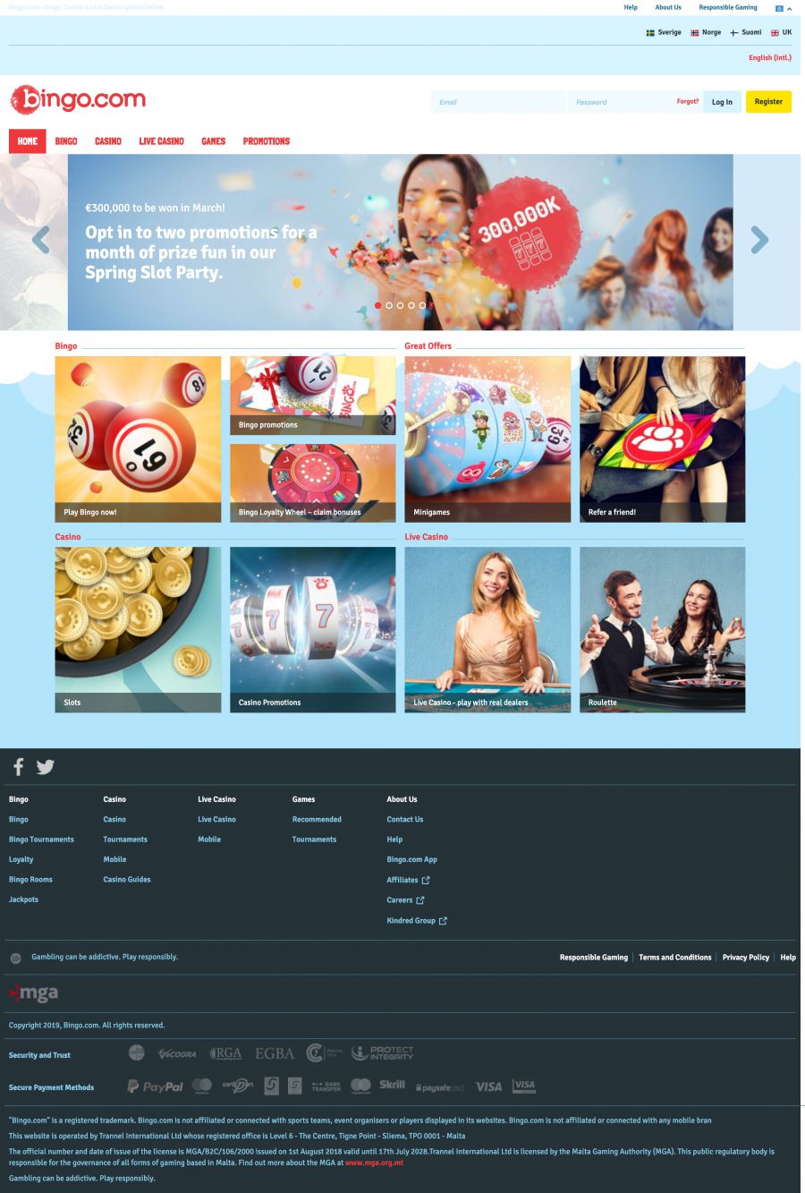 Bingo.com Casino  screenshot
