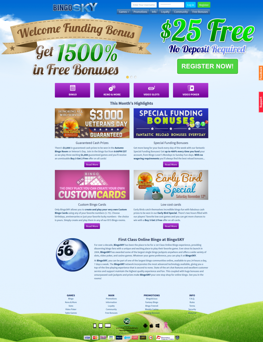 BingoSpirit Casino  screenshot