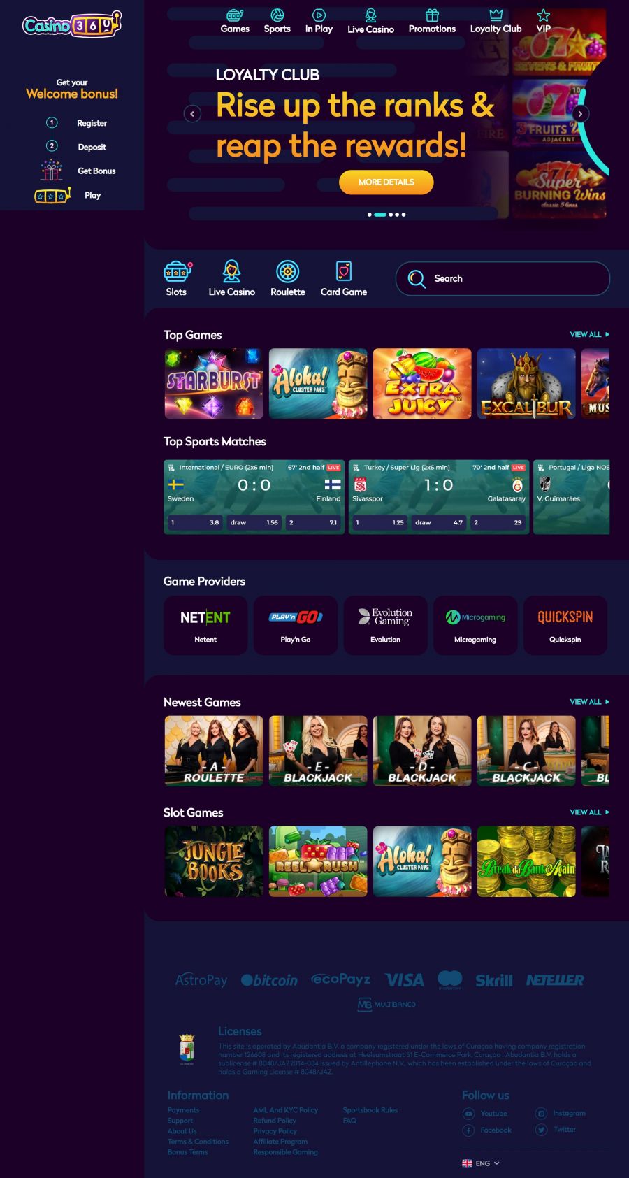 Casino360  screenshot
