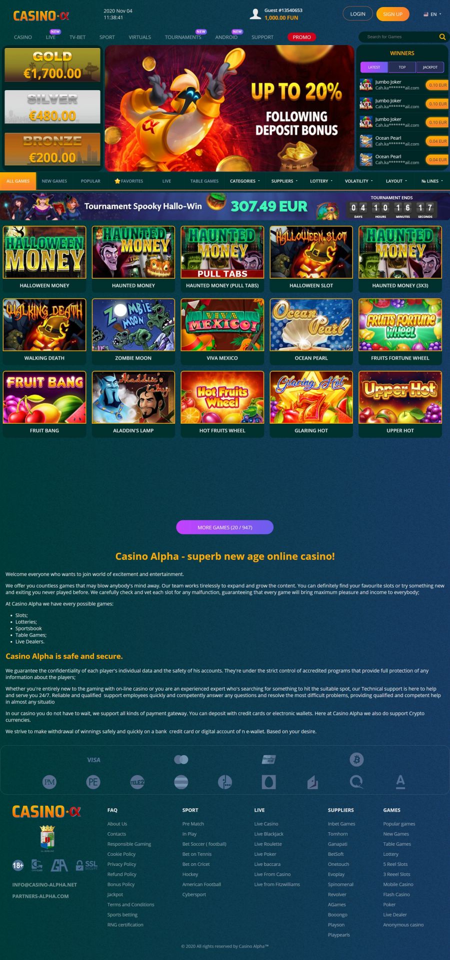Casino Alpha  screenshot