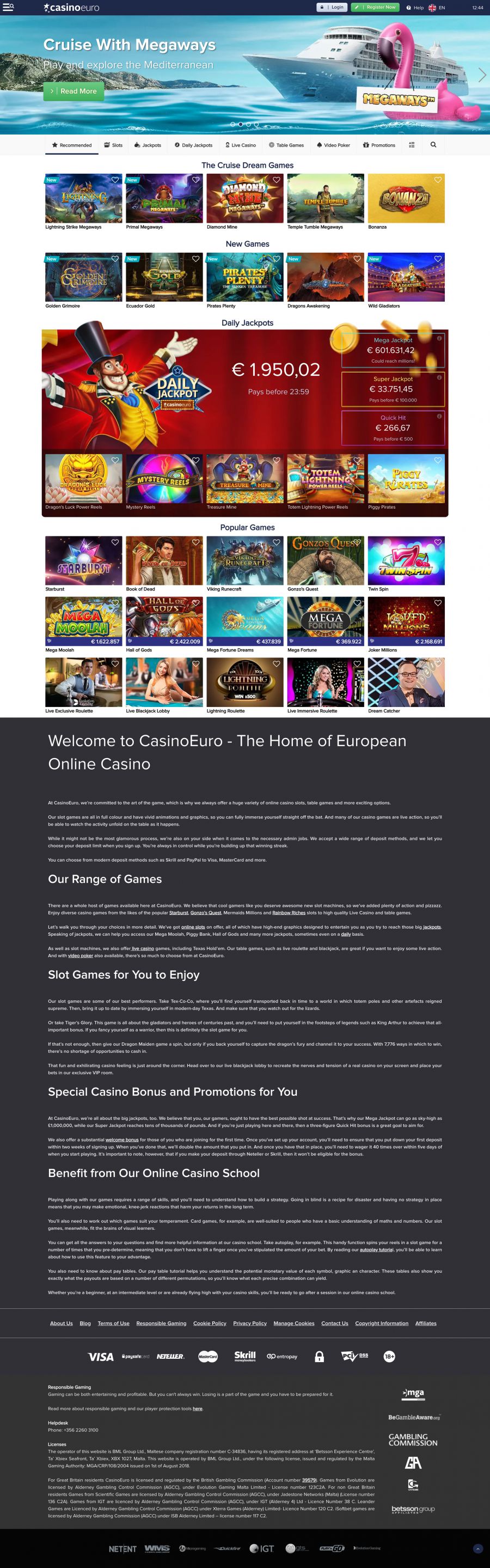 CasinoEuro  screenshot