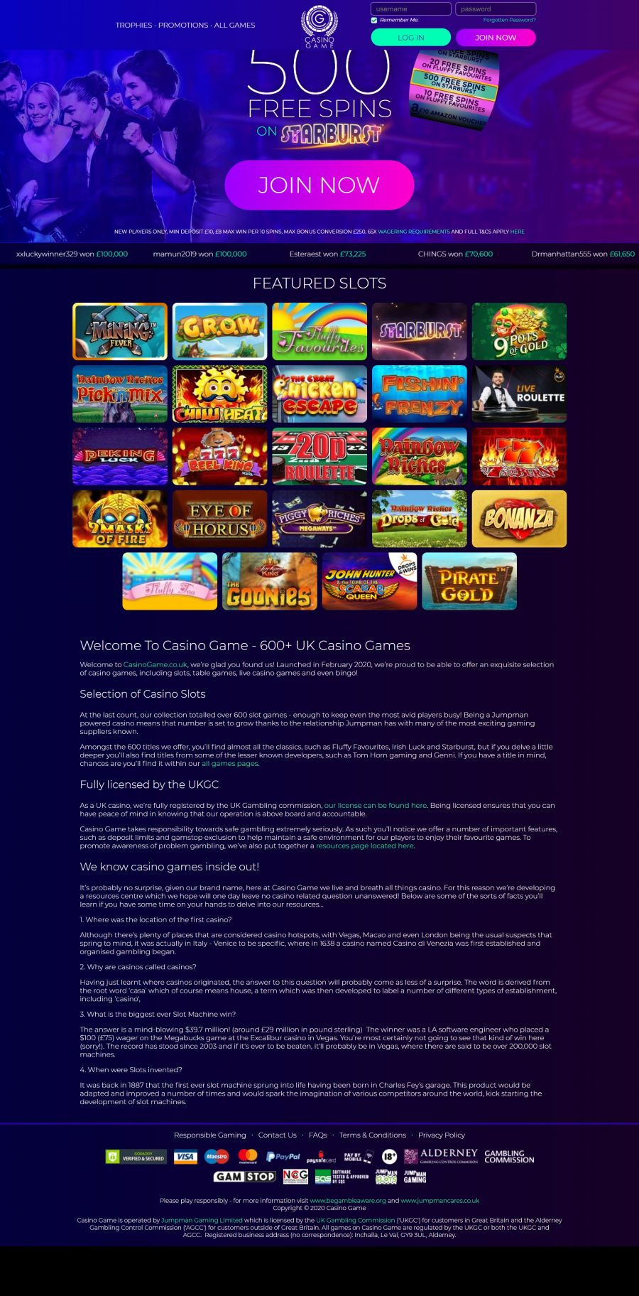 Casino Game  screenshot
