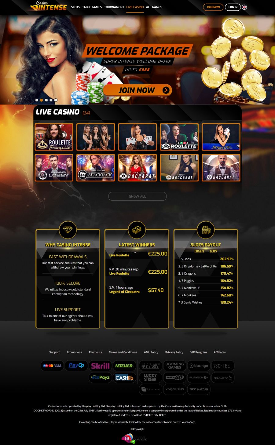 Casino Intense  screenshot