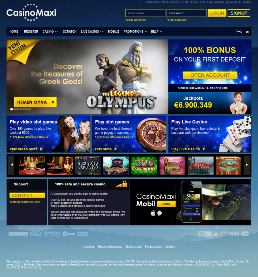 CasinoMaxi  screenshot