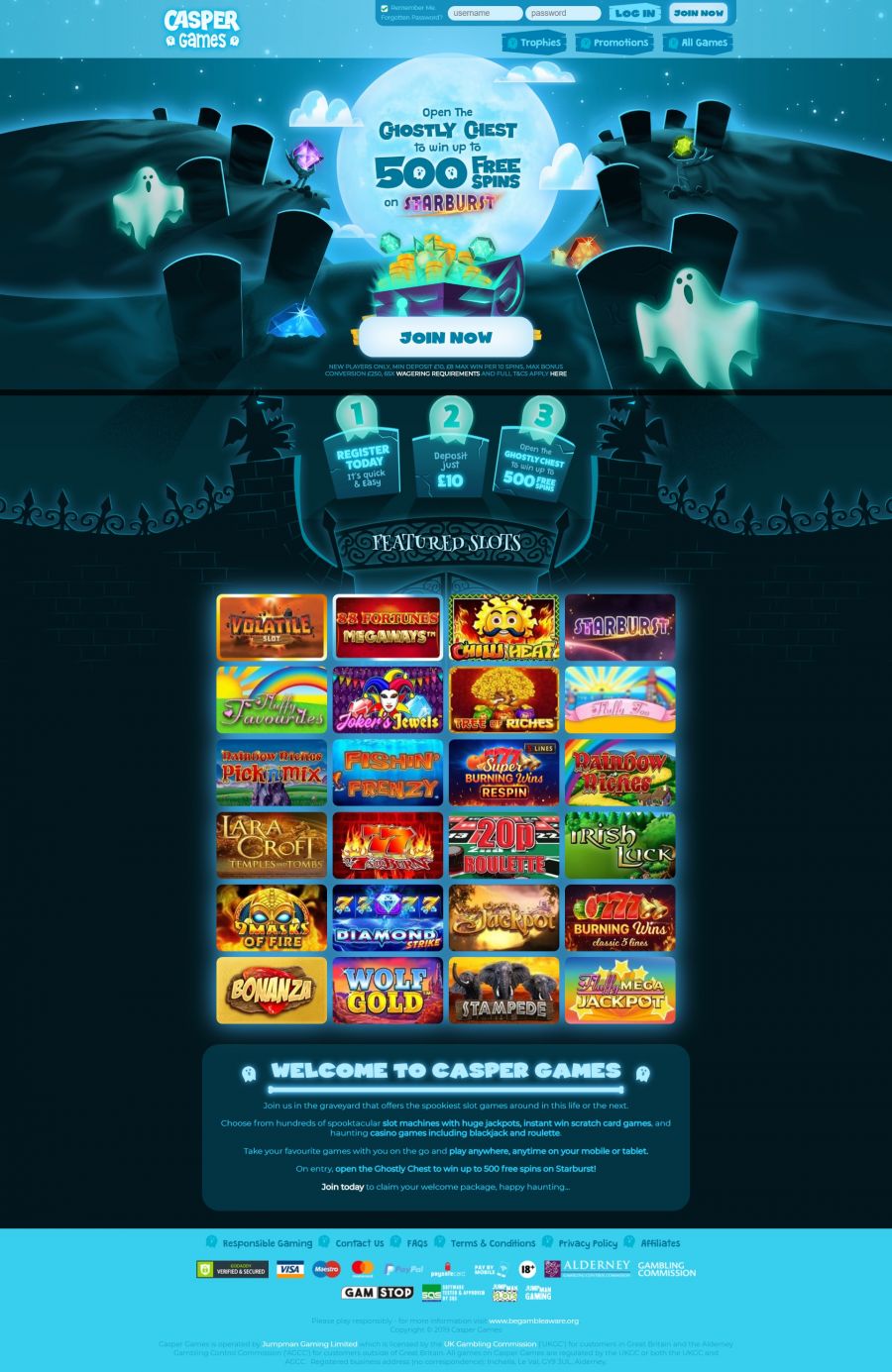 Casper Games Casino  screenshot