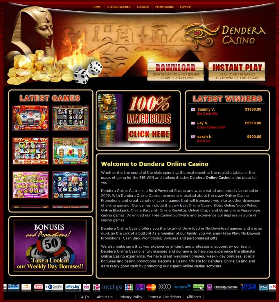 Dendera Casino  screenshot