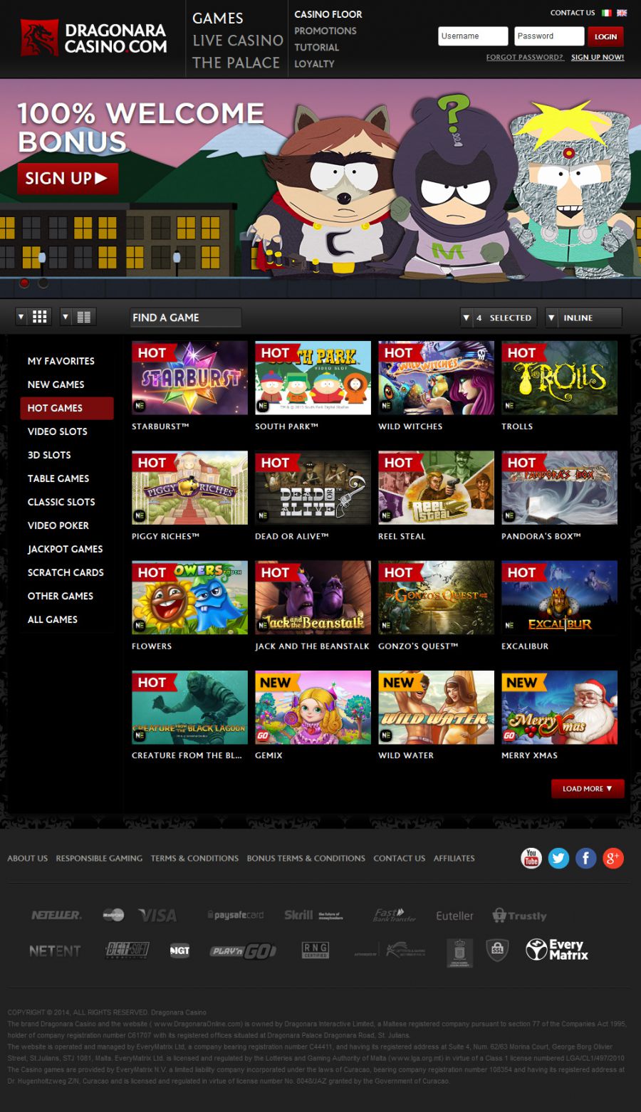 Dragonara Casino  screenshot