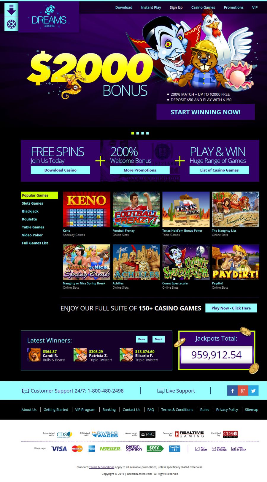 Dreams Casino  screenshot