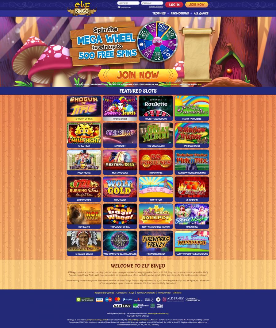 Elf Bingo Casino  screenshot