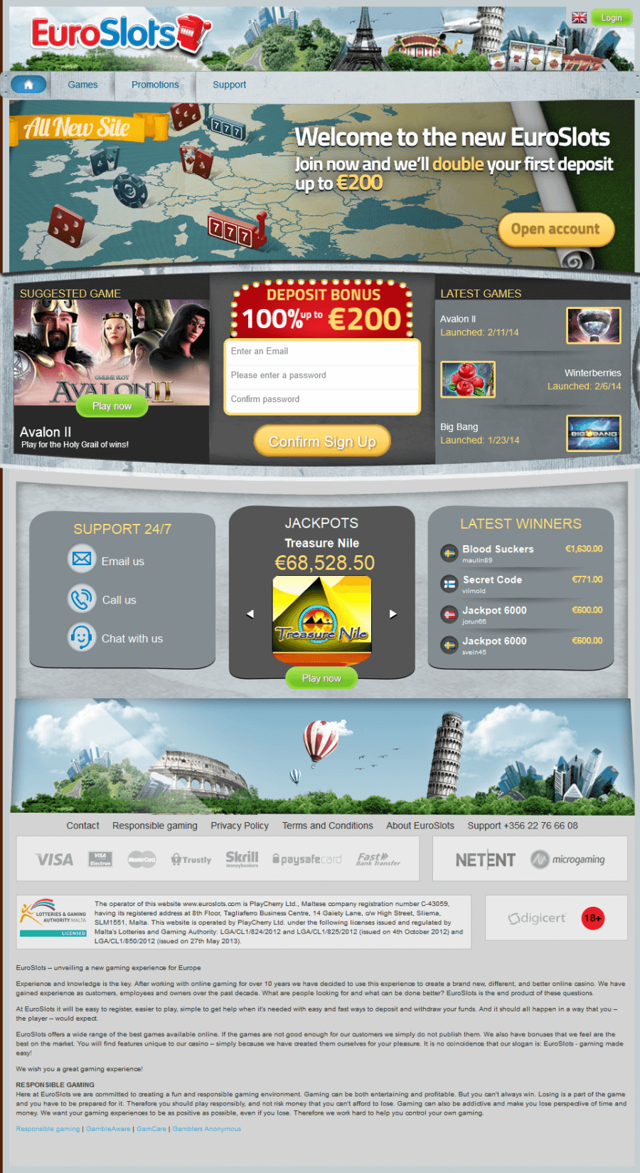 Euroslots Casino  screenshot