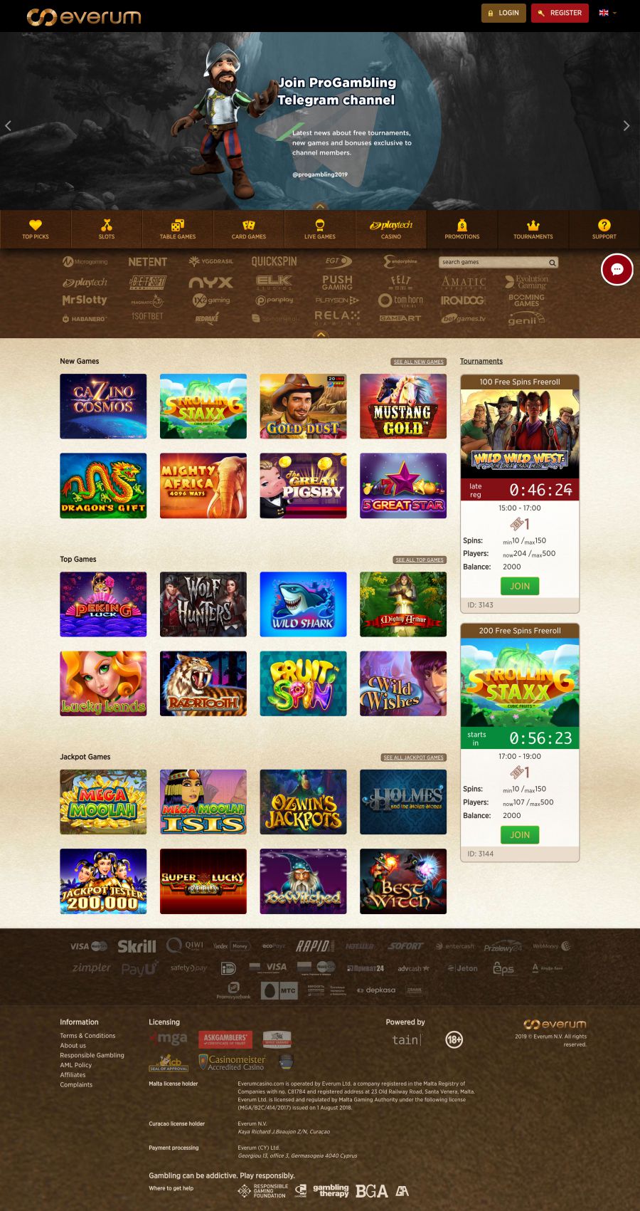 Everum Casino  screenshot