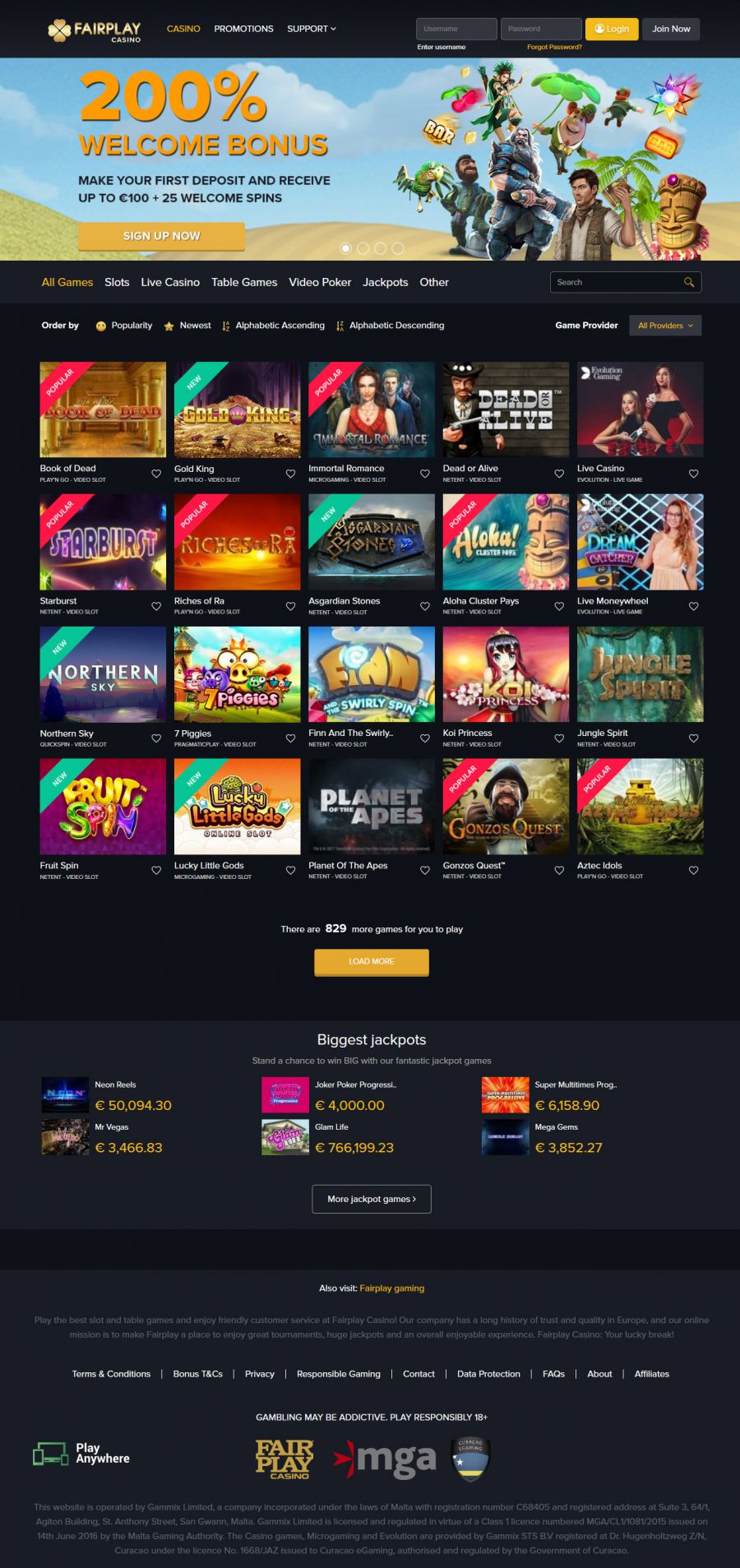Fairplay Casino  screenshot