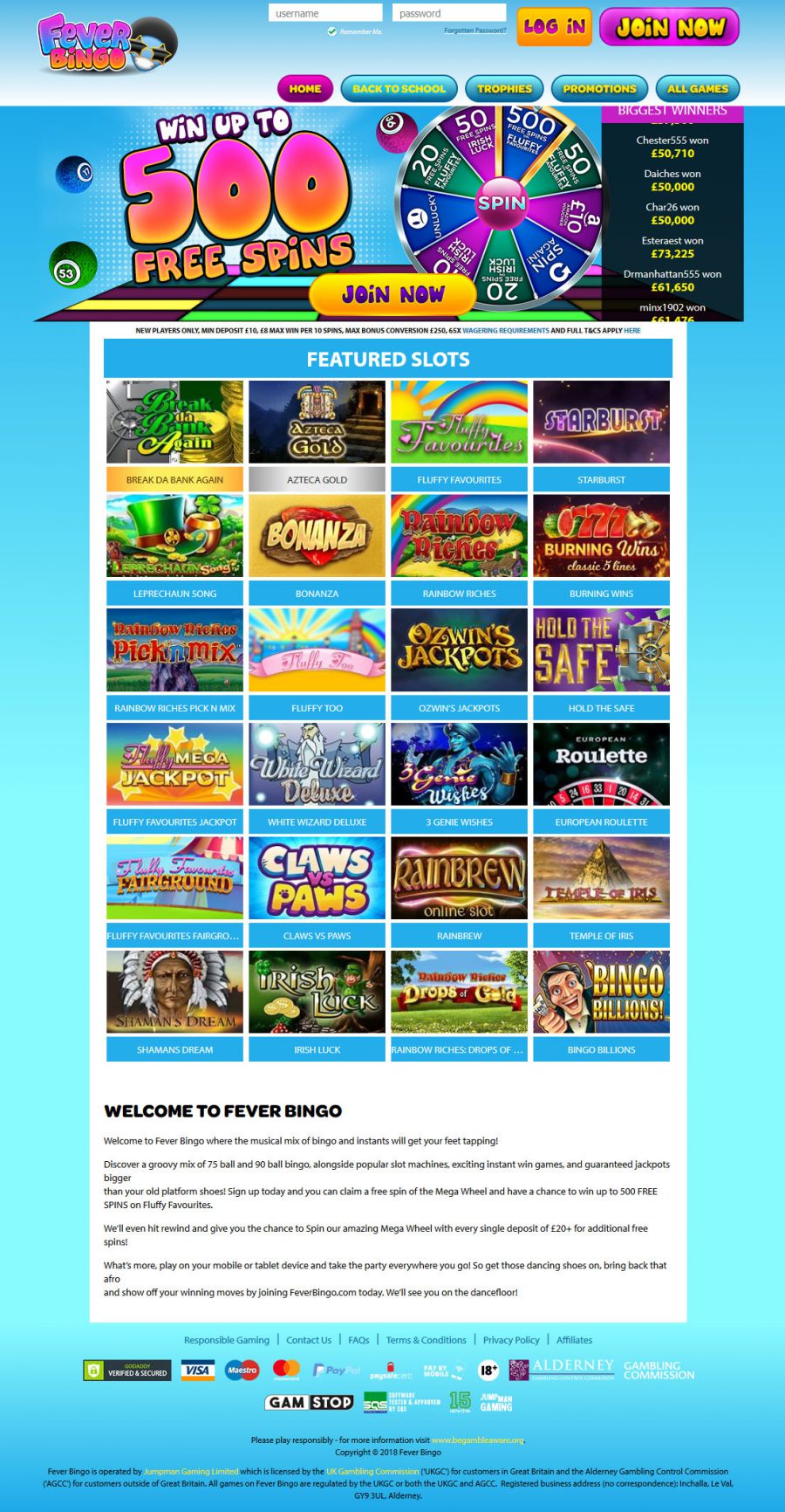 Fever Bingo Casino  screenshot