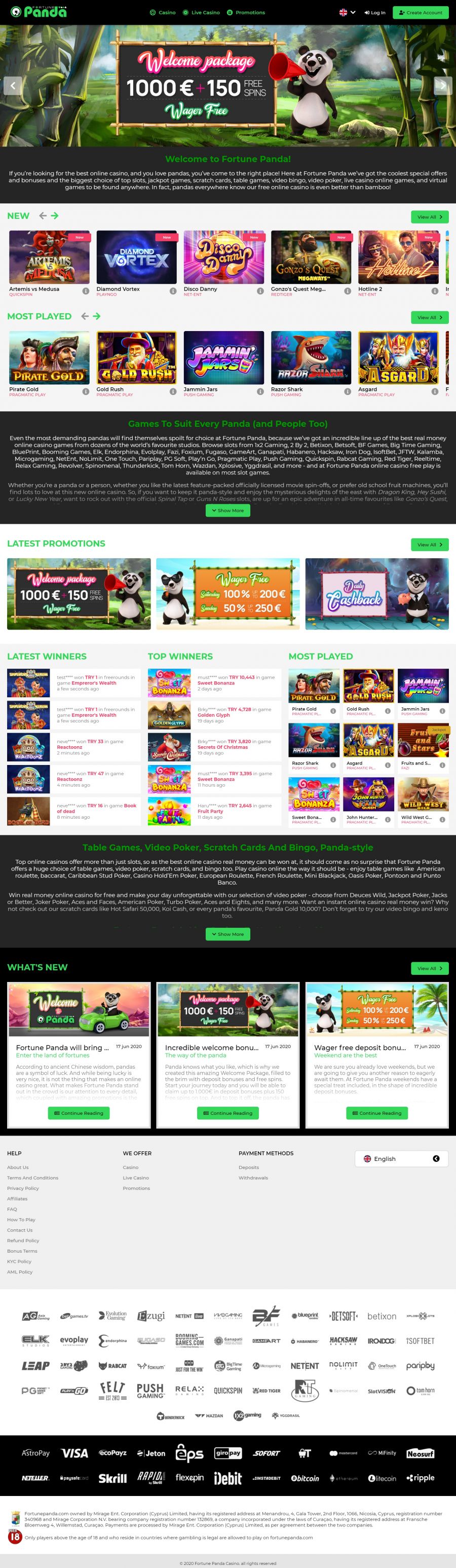 Fortune Panda Casino  screenshot