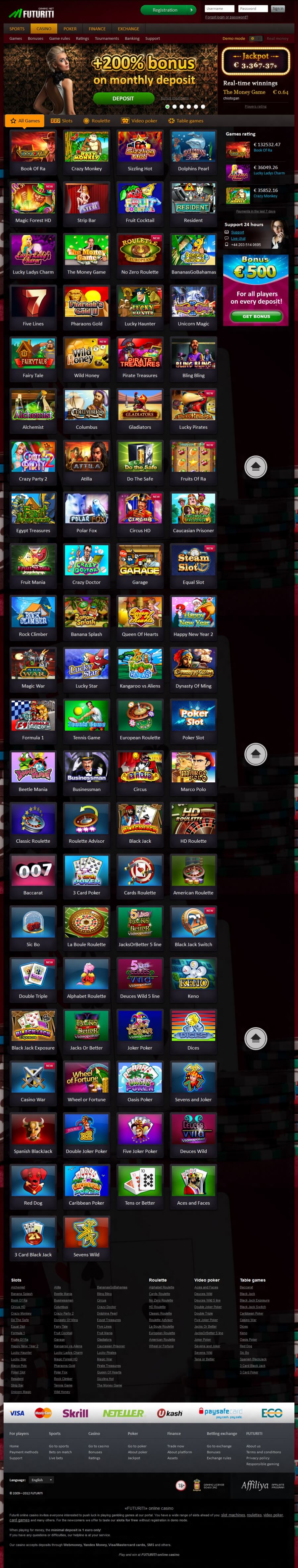 Futuriti Casino  screenshot
