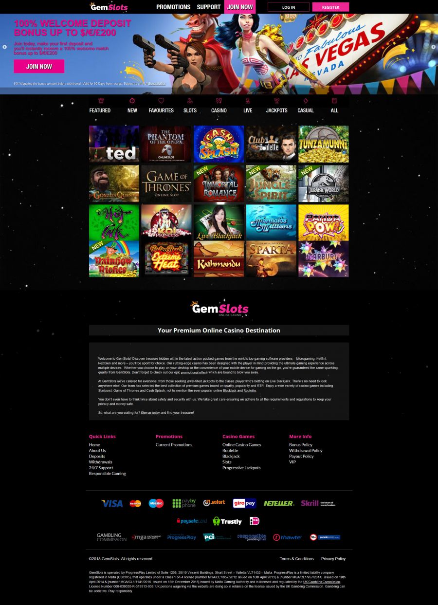 GemSlots Casino  screenshot