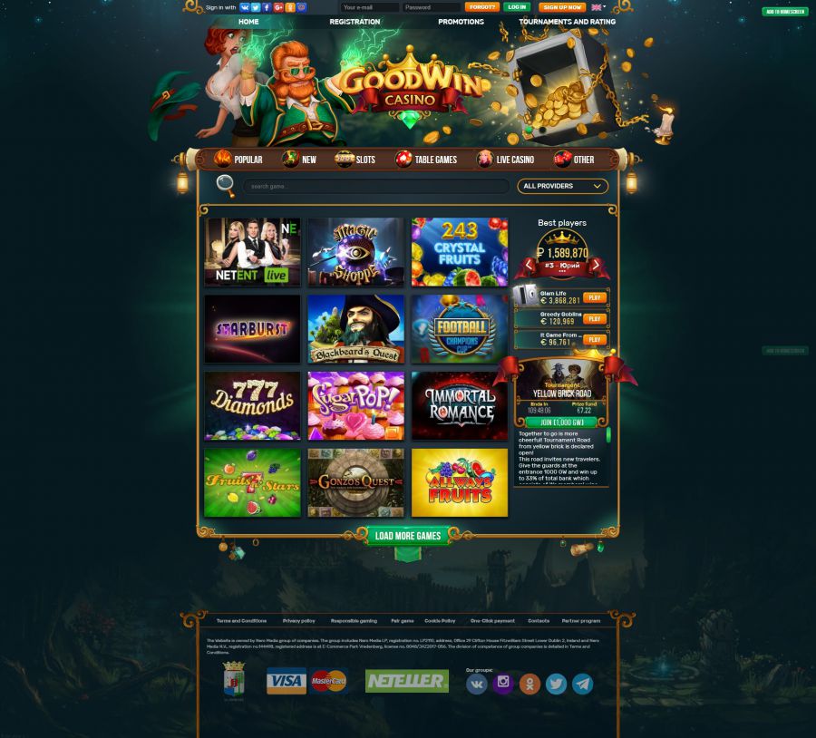 GoodWin Casino  screenshot