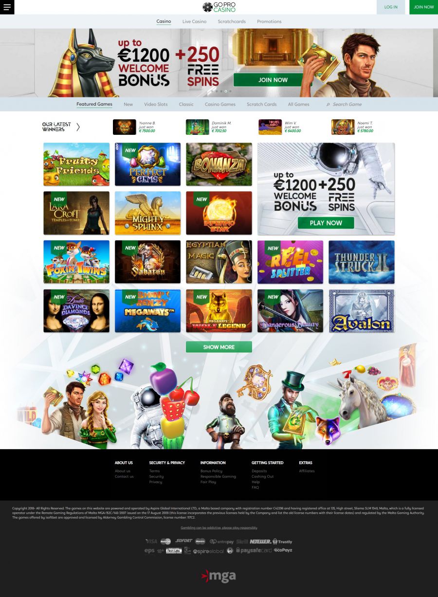 GoPro Casino  screenshot