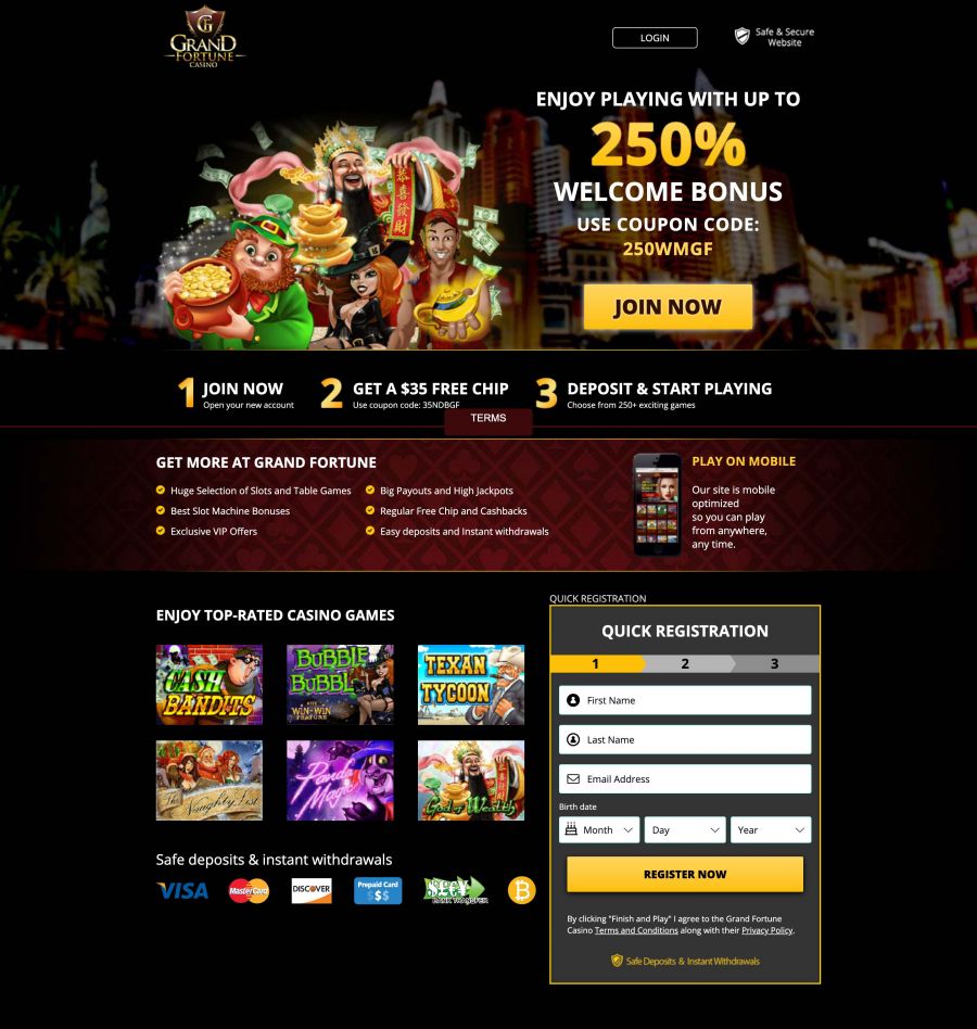 Grand Fortune Casino  screenshot