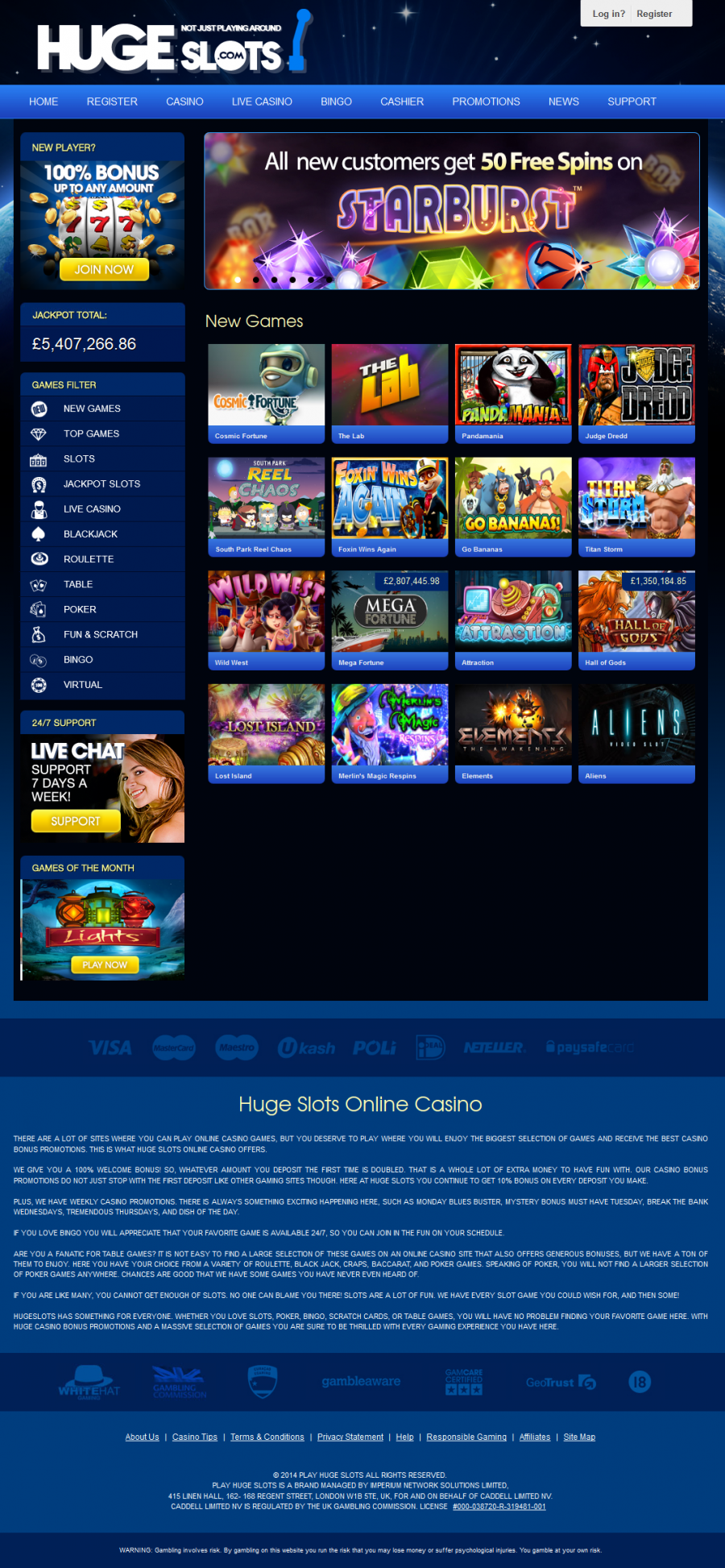 HugeSlots Casino  screenshot