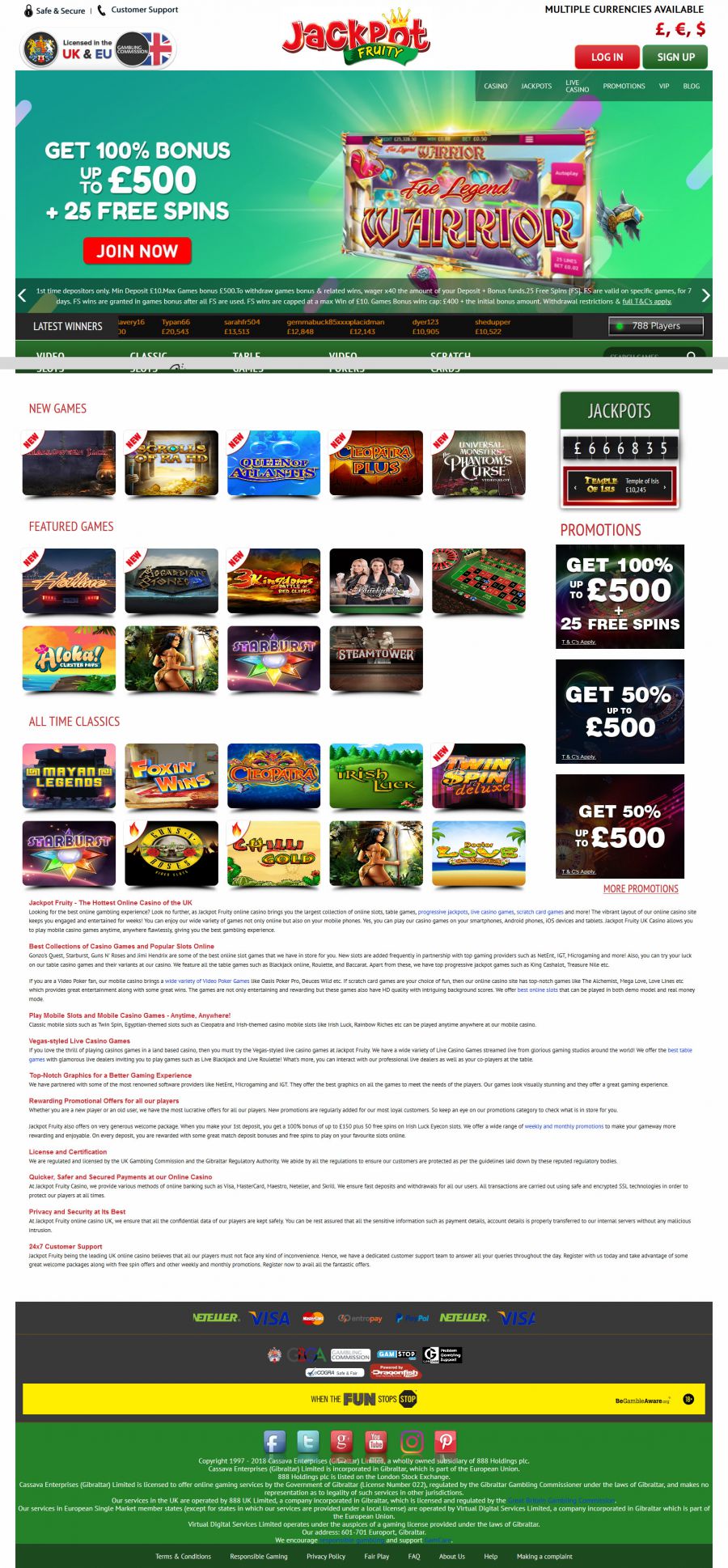 Jackpot Fruity Casino  screenshot