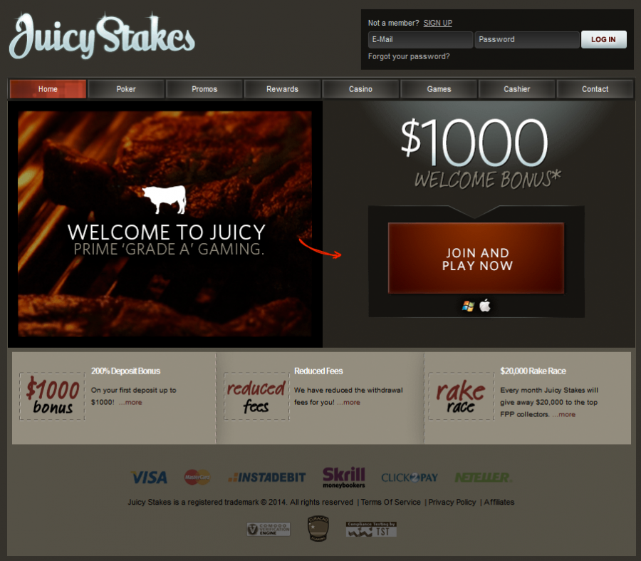 Juicy Stakes Casino  screenshot