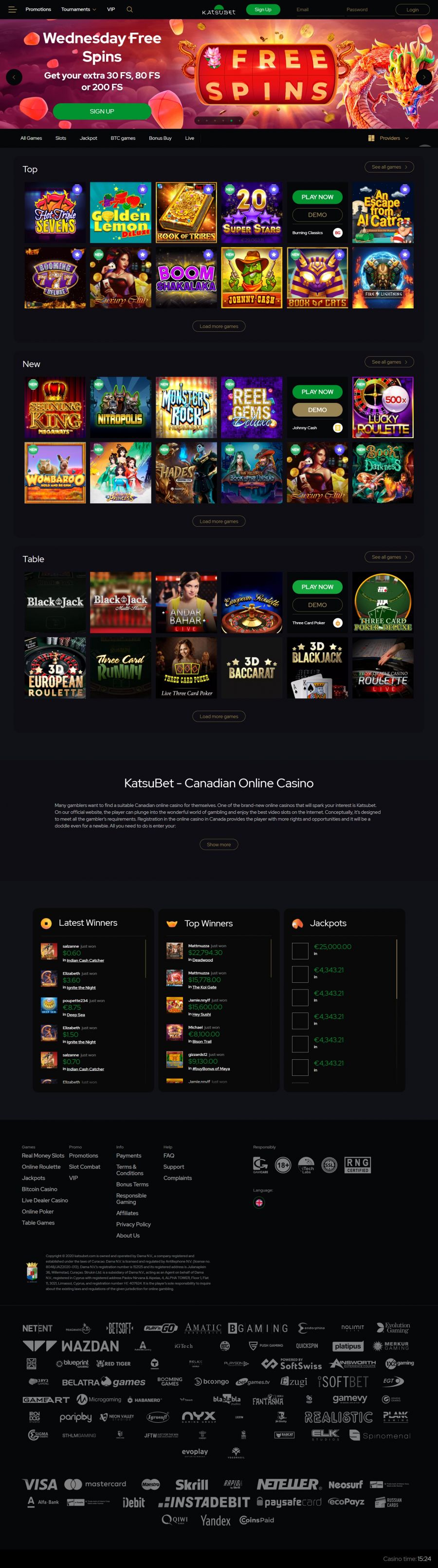 KatsuBet Casino  screenshot