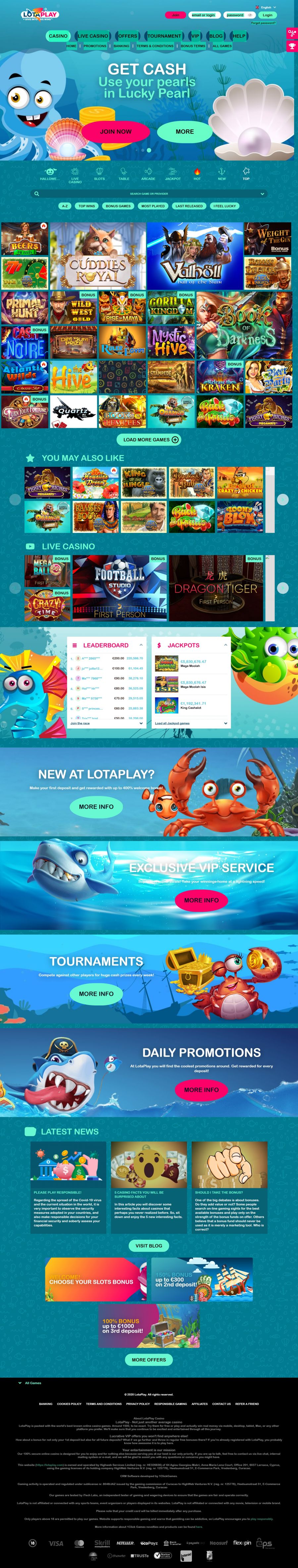 LotaPlay Casino  screenshot