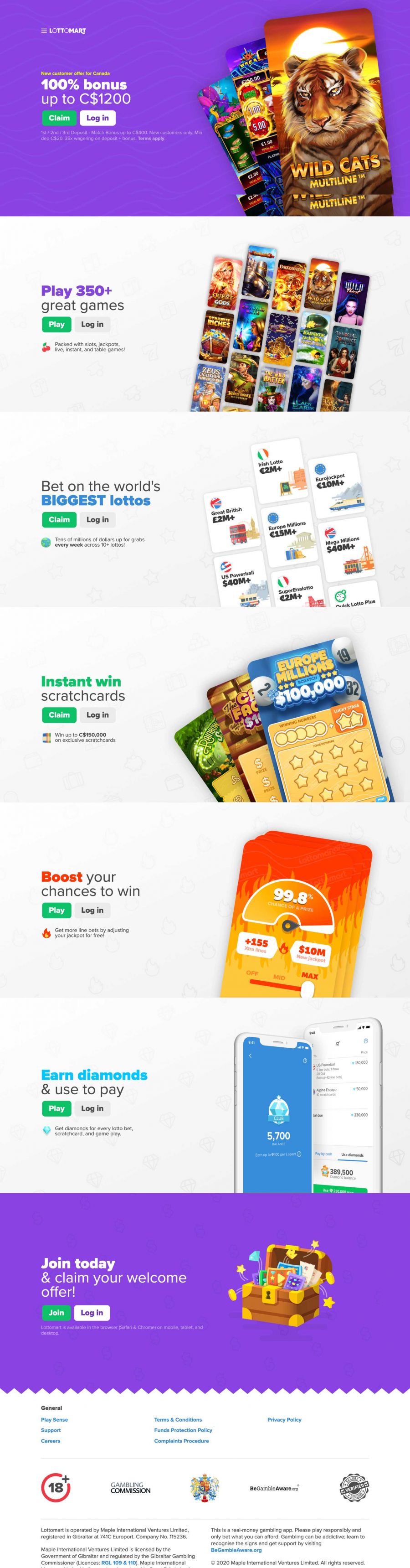 Lottomart Games Casino  screenshot