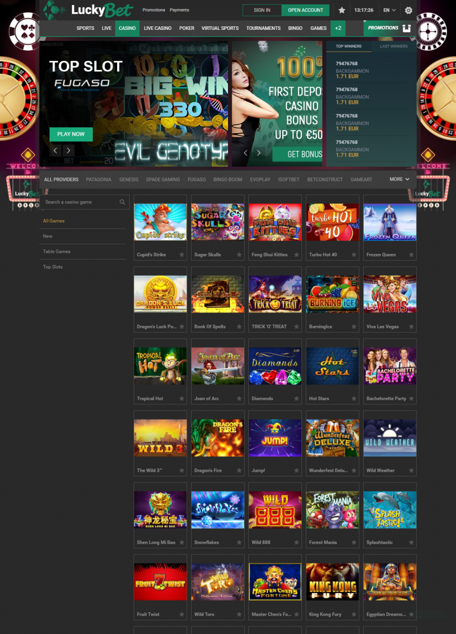 Luckybet Casino  screenshot