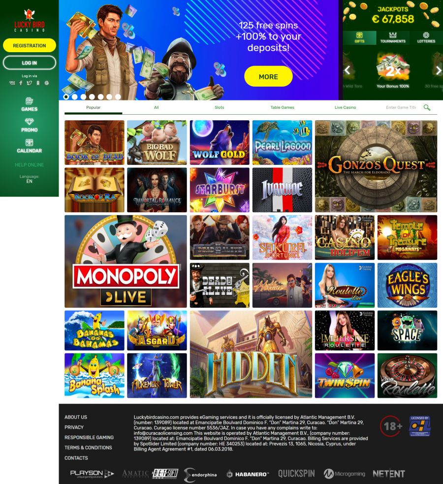 LuckyBird Casino  screenshot