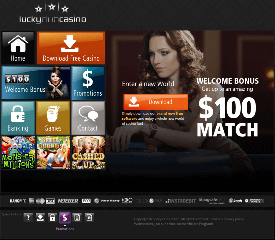 Lucky Club Casino  screenshot