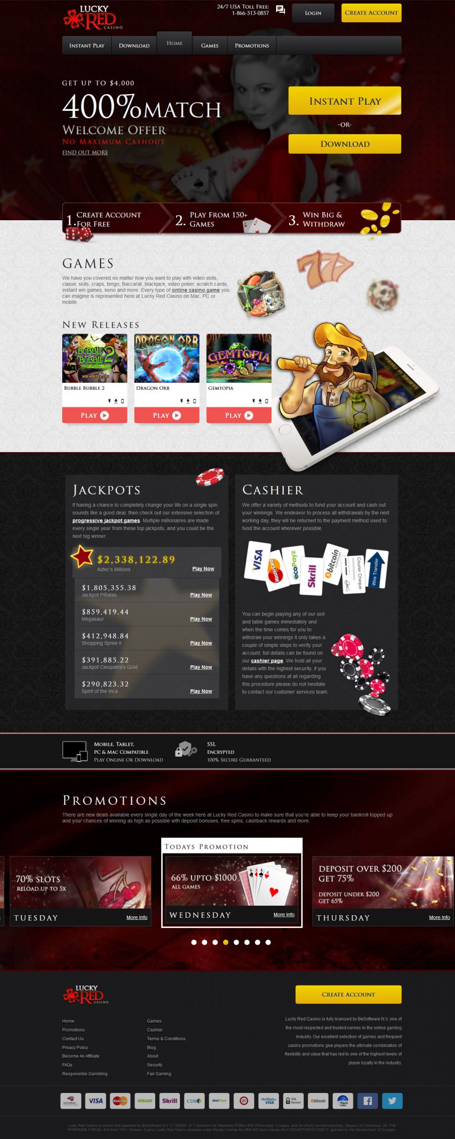 Lucky Red Casino  screenshot