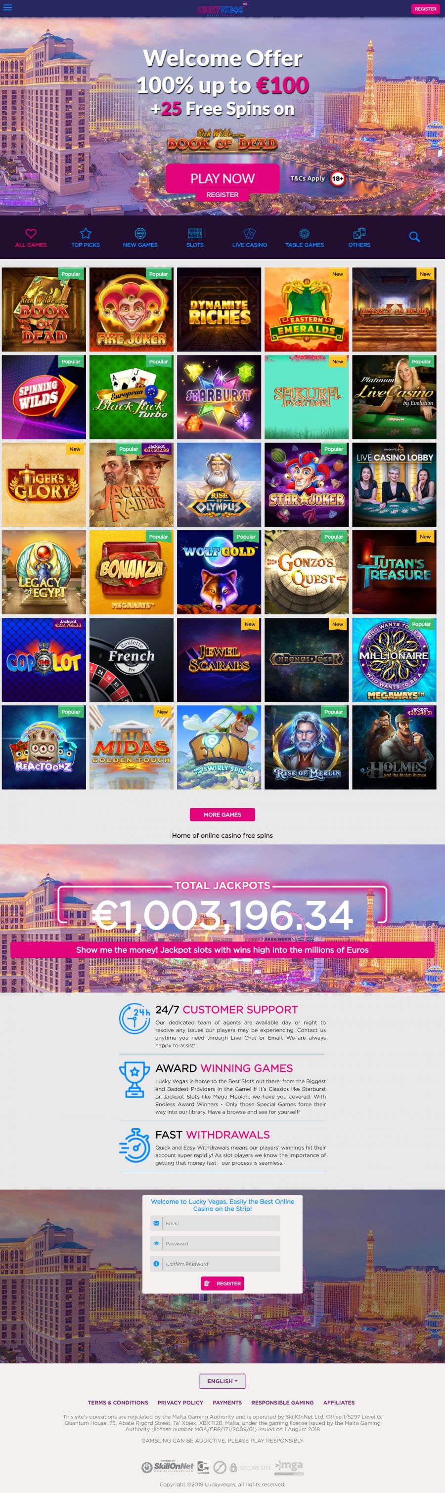 Lucky Vegas Casino  screenshot