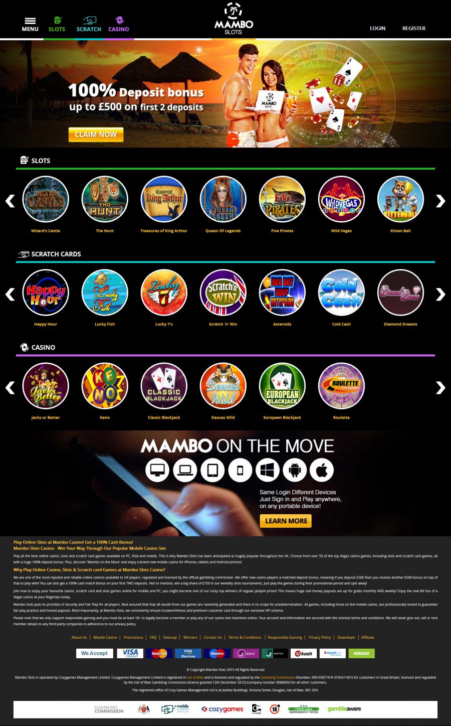 Mamboslots Casino  screenshot
