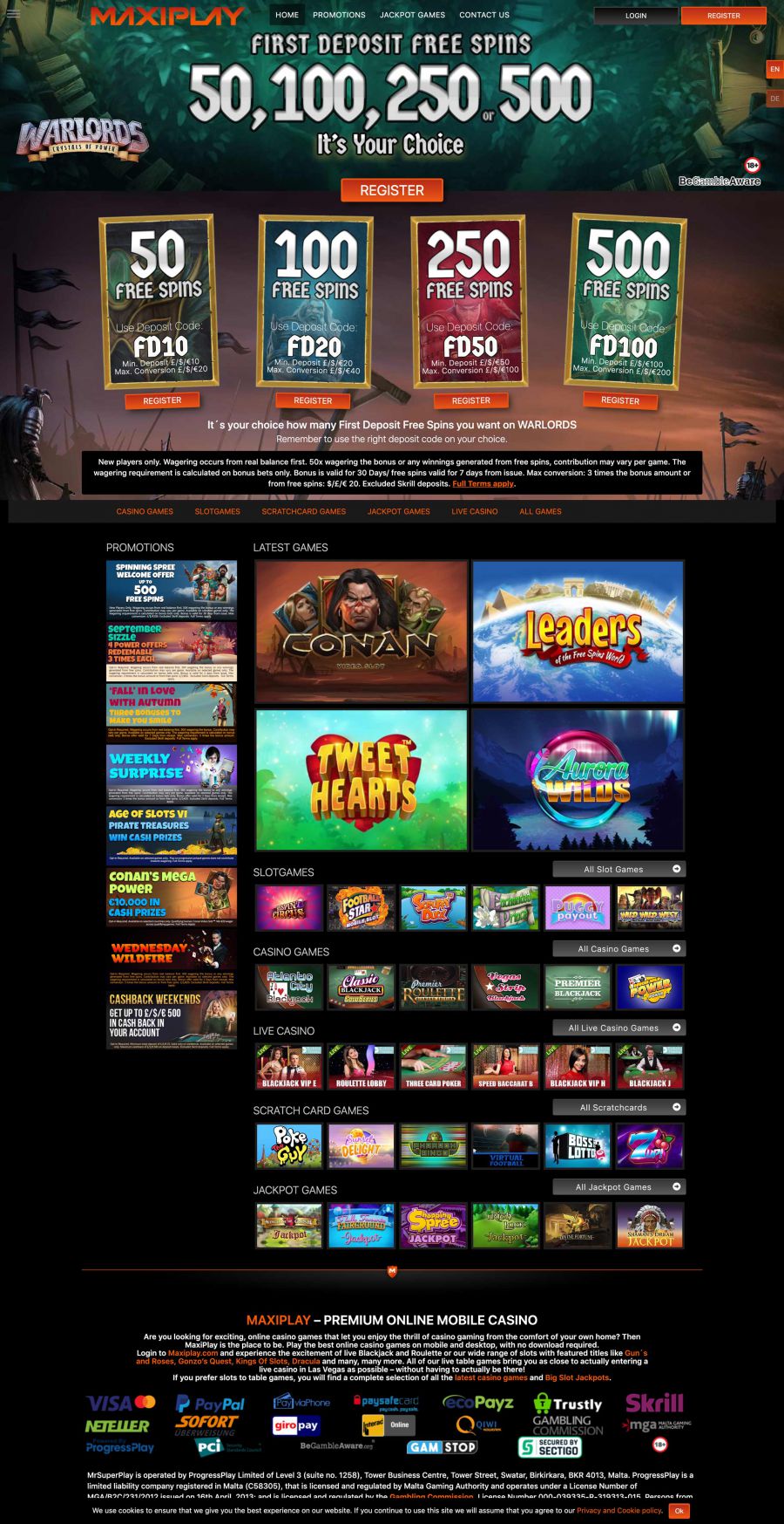 MaxiPlay Casino  screenshot