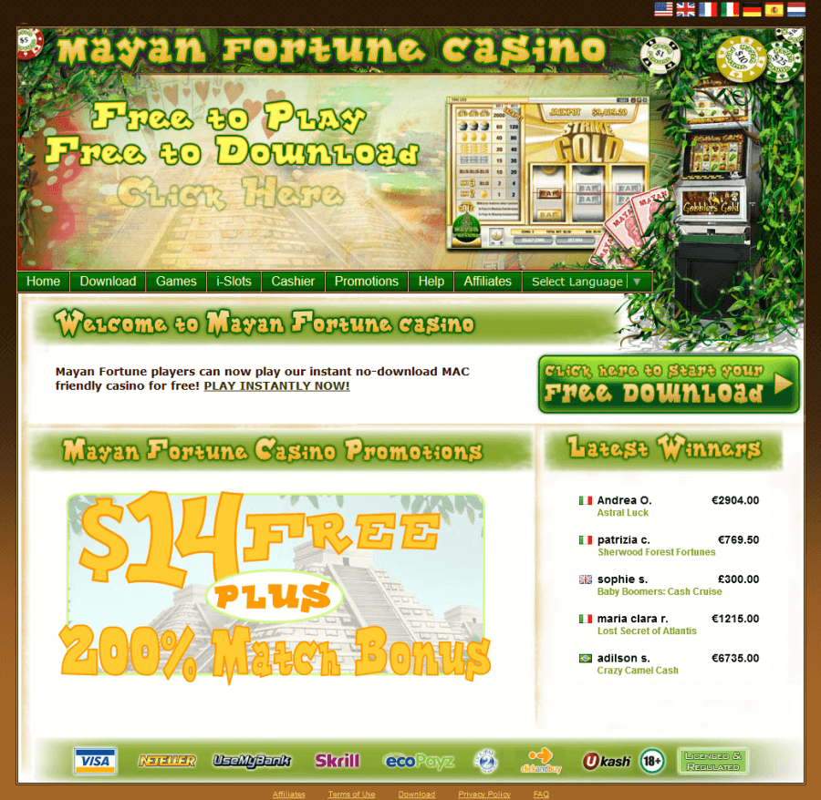 Mayan Fortune Casino  screenshot