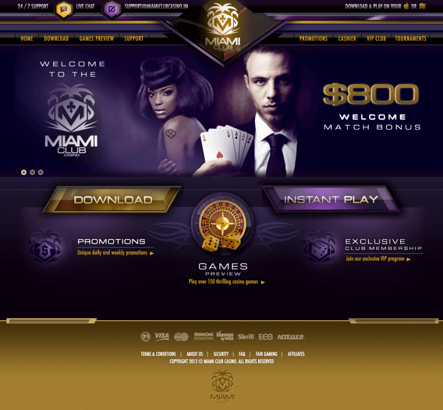 Miami Club Casino  screenshot