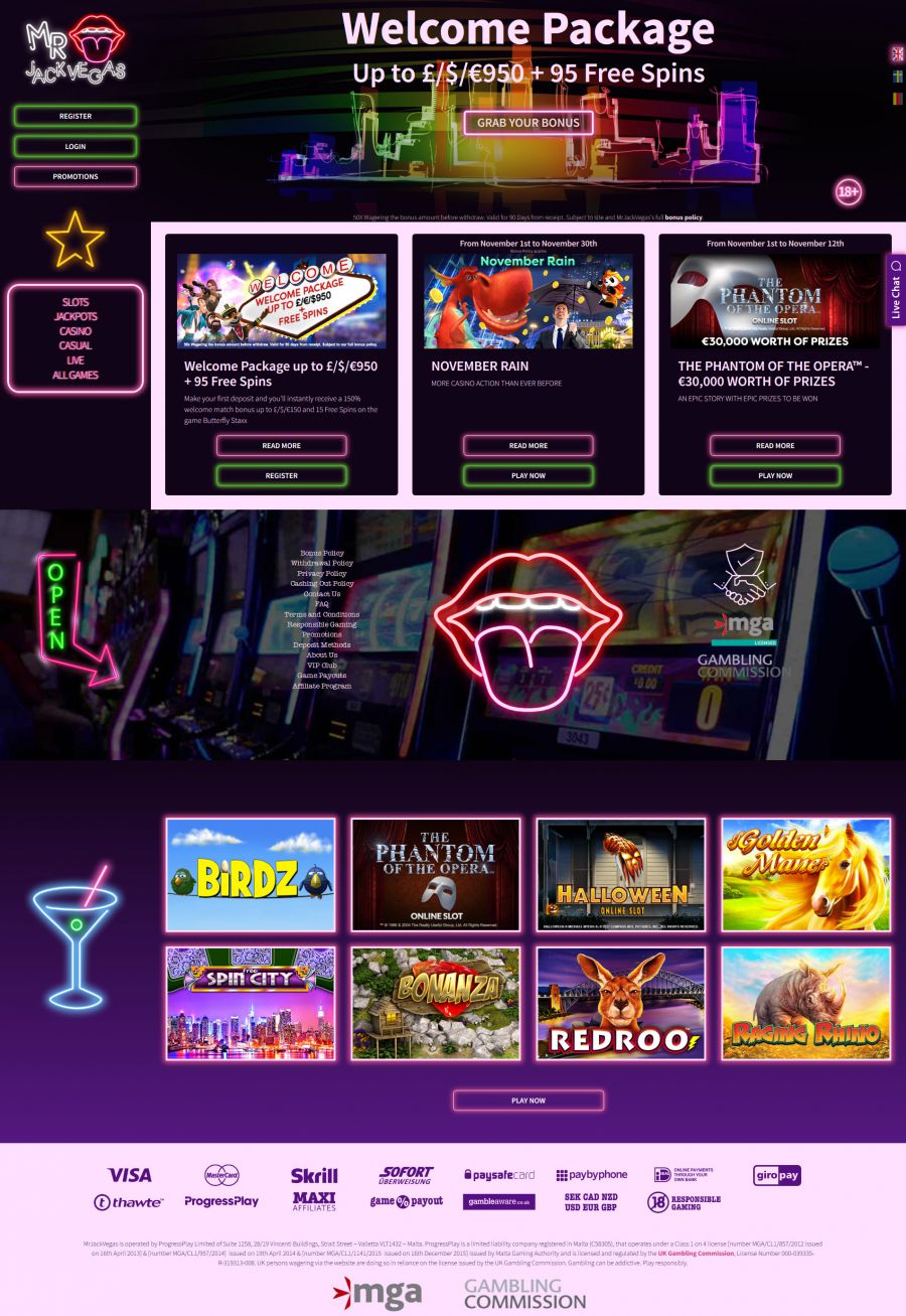 MrJackVegas Casino  screenshot