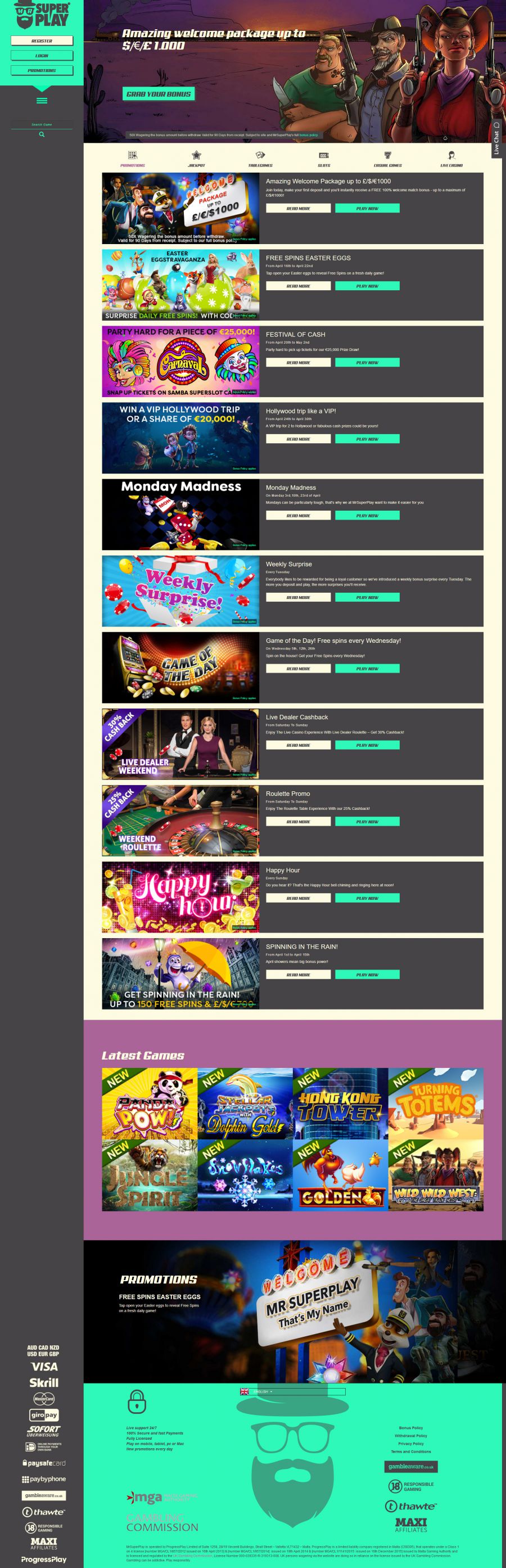 MrSuperPlay Casino  screenshot
